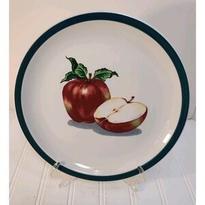 Vintage‎ Mainstays Home 10" Apple Dinner Plate Country Farmhouse Cottage Retro